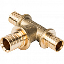 Тройник переходной 25x20x16 для труб из сшитого полиэтилена аксиальный STOUT по цене 947 руб.