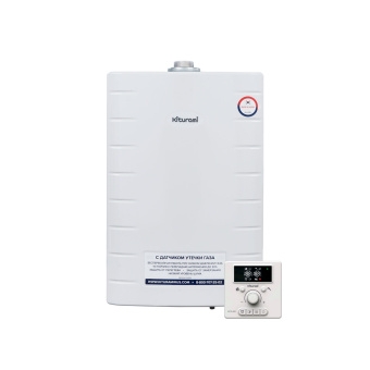 Kiturami World Alpha-30 (30 кВт, 2-х контурный, закр. камера)