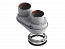Купить Адаптер моноблочный Ø60/100-Ø80/80 универсальный (BOSCH, BUDERUS, PROTERM) 