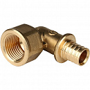 Угольник-переходник с внутренней резьбой 16xG 3/4" для труб из сшитого полиэтилена аксиальный STOUT с доставкой в NAME